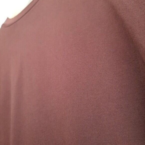 CUTTER & BUCK \ Crewneck Tee Long Sleeve burgundy Men's Sz XL - Picture 5 of 10